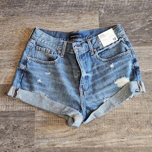 Aeropastale "MOM SHORTS" Distressed Women Size 12...New